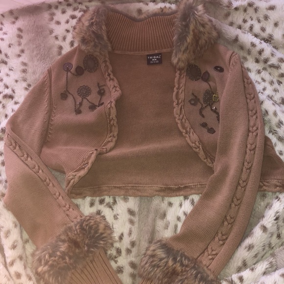 Faux Fur cardigan - Picture 4 of 5